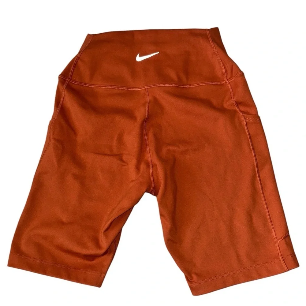 Nike Women's One High-Waisted 8in Biker Shorts With Pockets Dri-Fit - XS